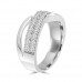 1.00 ct Ladies Round Cut Diamond Anniversary Ring in Prong Setting